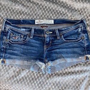 Hollister low-rise jean shorts!